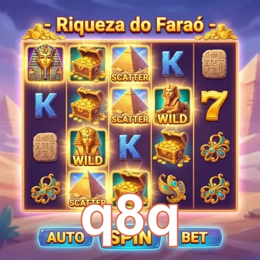 Ilustração de Explore os melhores slots e live games no q8q