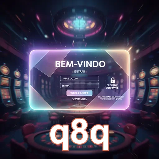 Ilustração de Explore os melhores slots e live games no q8q