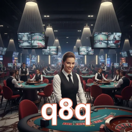 Ilustração de Acesse a plataforma de jogos q8q com segurança e tecnologia