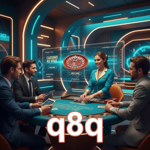 Ilustração de Experimente as Ofertas VIP do q8q com Saques Rápidos